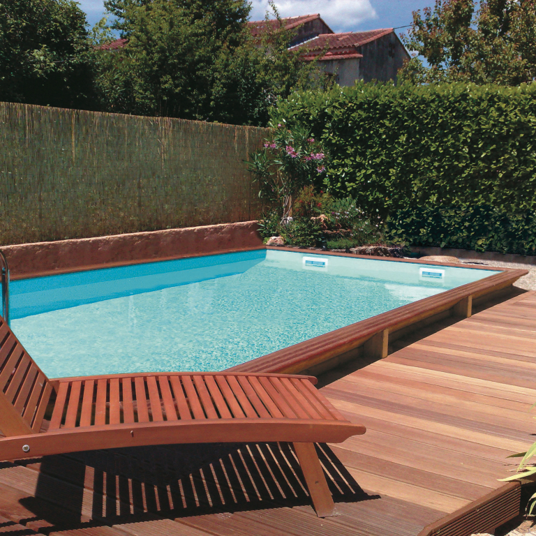 Revêtement (liner) piscine bois modèle RECTOO 390x760 de Gardipool