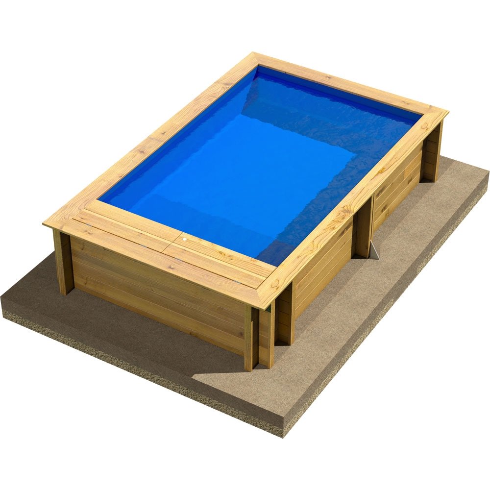 Petite Piscine Bois 3x2m - Pool'N Box Junior