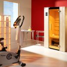 Sauna d'intérieur à infrarouge CLASSIC | 1 place | 1700W | 108 x 99 - H 190 cm