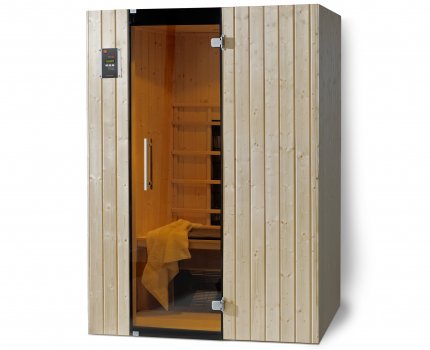 Sauna d'intérieur à infrarouge CLASSIC | 2 places | 2050W | 137 x 99 - H 190 cm