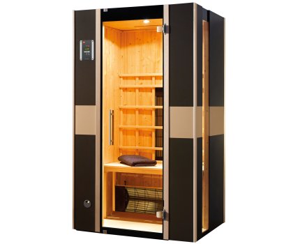 Sauna d'intérieur à infrarouge SPORTS | 1 place | 1700W | 108 x 99 - H 190 cm