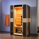 Sauna d'intérieur à infrarouge SPORTS | 1 place | 1700W | 108 x 99 - H 190 cm