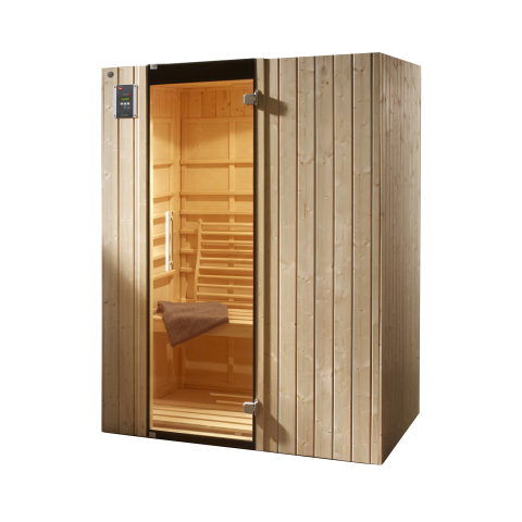 Sauna d'intérieur à infrarouge CLASSIC THERM | 2 places | 2770W | 140 x 98 - H 190 cm