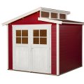 Abri de jardin en bois 226 | 5,4 m² | Rouge Suédois | 21 mm d'épaisseur
