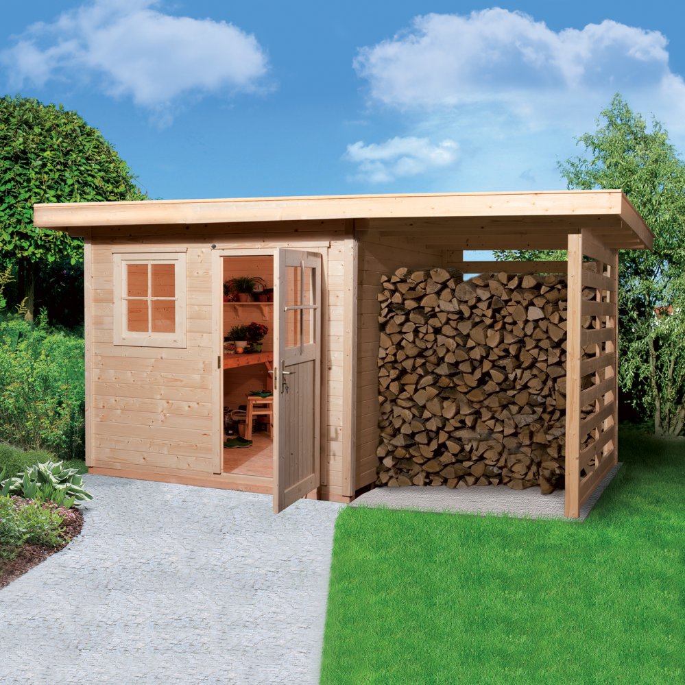 Abri de jardin en bois MODERN (28 mm), 3x2 m, 6 m²