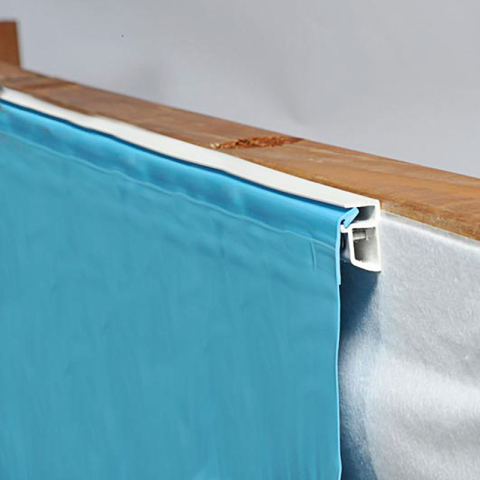 Liner bleu pour piscine en bois hors sol rectangulaire Sunbay 