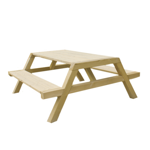 Table de jardin extérieure en bois Clipper 6 places – Gardival
