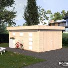 Garage en bois toit plat 4,20 x 5,98 m Rasmus – Palmako