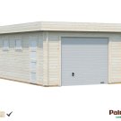 Garage en bois toit plat en kit 4,20 x 5,98 m Rasmus – Palmako