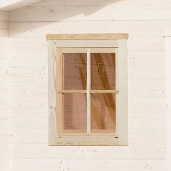 Fenetre simple pour abri en madriers 45 mm 