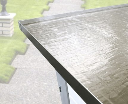 Membrane de toit auto-adhesive, gris argent 15m2