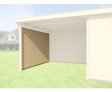 Paroi laterale pour extension 295 cm, brut