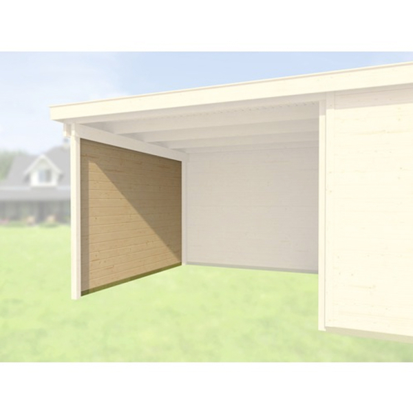 Paroi laterale pour extension 295 cm, brut