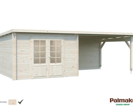Kit Pool House en bois 6,74 x 3,40 m Ella – Palmako - Traité translucide