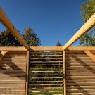 Pergola en bois bioclimatique 3,4 x 3,12 m Veneto – HABRITA