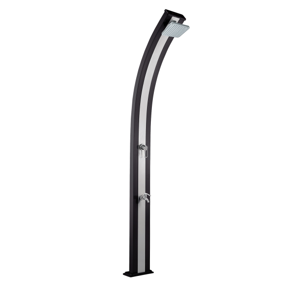 Douche solaire pour piscine – Modèle Spring 30 L – ANTHRACITE/ALU – FORMIDRA