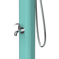 Douche extérieure solaire pour piscine – Modèle Jolly Go 20 L – VERT OPALINE – FORMIDRA