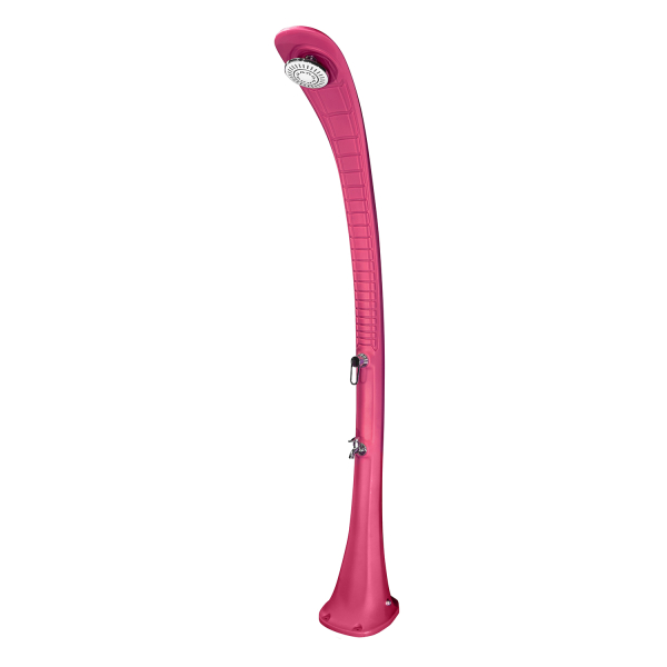 Douche extérieure solaire pour piscine Cobra 32 L – ROSE – Formidra