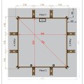 Piscine bois carrée AQUAPINS | 3 x 3 m | H 139 cm 