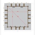 Piscine bois carrée AQUAPINS | 4 x 4 m | H 154 cm