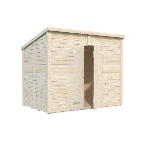 Cabanon jardin Palmako 273 x 170 cm | Bois brut | Leif | 4,5 m²