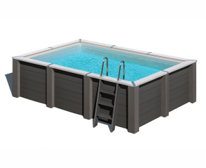 Kit piscine composite rectangulaire 455 x 315 – H 126 cm - GRÉ