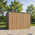 Abri de jardin composite Box Coex – Gardival | Toit plat contemporain | Plusieurs dimensions
