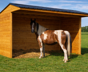 Abri élevage bois autoclave – Grand format 500 x 292 cm