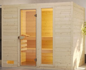 Sauna Traditionnel VALIDA 4 | 3 places | 239x189 - H 204 cm
