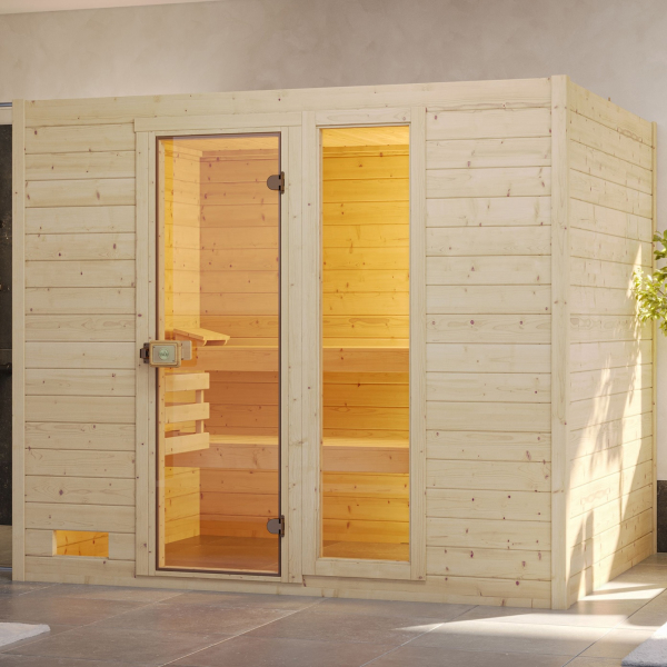 Sauna Traditionnel VALIDA 4 | 3 places | 239x189 - H 204 cm
