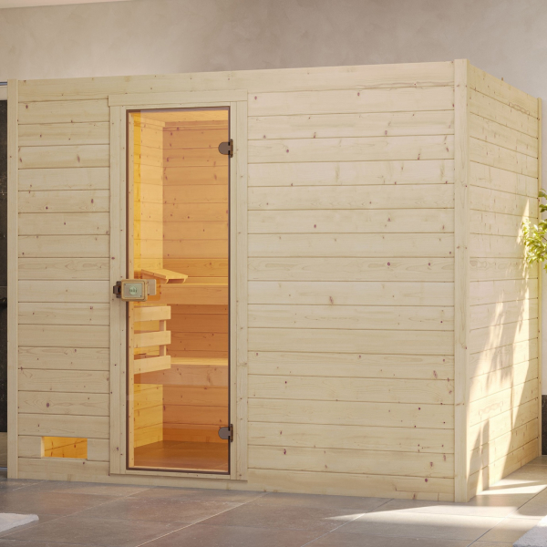 Sauna Traditionnel VALIDA 4 | 3 places | 239x189 - H 204 cm