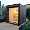 Sauna Extérieur Cube WEKA LUUA | 4-6 personnes | 210 × 254 cm | Isolation 175 mm | Pré-assemblé