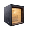 Sauna Extérieur Cube WEKA LUUA | 4-6 personnes | 210 × 254 cm | Isolation 175 mm | Pré-assemblé