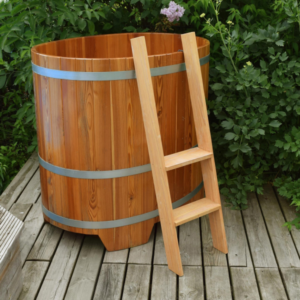 Bassin d'immersion Weka en mélèze pour sauna - 110 x 75 x 100 cm