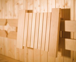 Dossier coulissant WEKA – complément confort pour pack sauna (L 46 × P 35 cm)