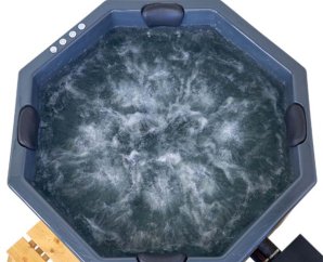 Système à bulles Air8 pour bain nordique en fibre de verre Baltresto