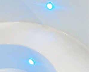 2 lampes LED pour bain nordique en fibre de verre Baltresto