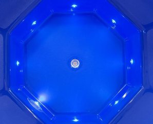 Kit 8 lampes LED pour bain nordique en fibre de verre Baltresto