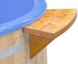 Étagère en Thermowood pour bain nordique Baltresto