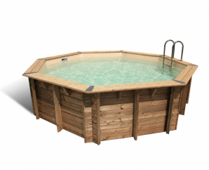 piscine-en-bois-octogonale-ocea-510-liner-bleu-ubbink