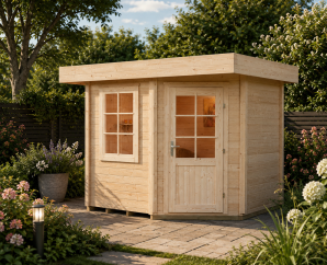 Abri de jardin en bois 213 | 5,3 à 8,5 m² | 4 coloris | 28 mm d'épaisseur
