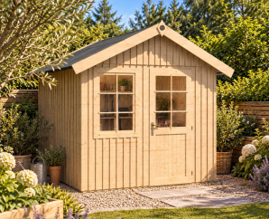 Abri de jardin en bois Suédois 410 | 6,1 à 8,6 m² | 2 coloris | 22 mm d'épaisseur